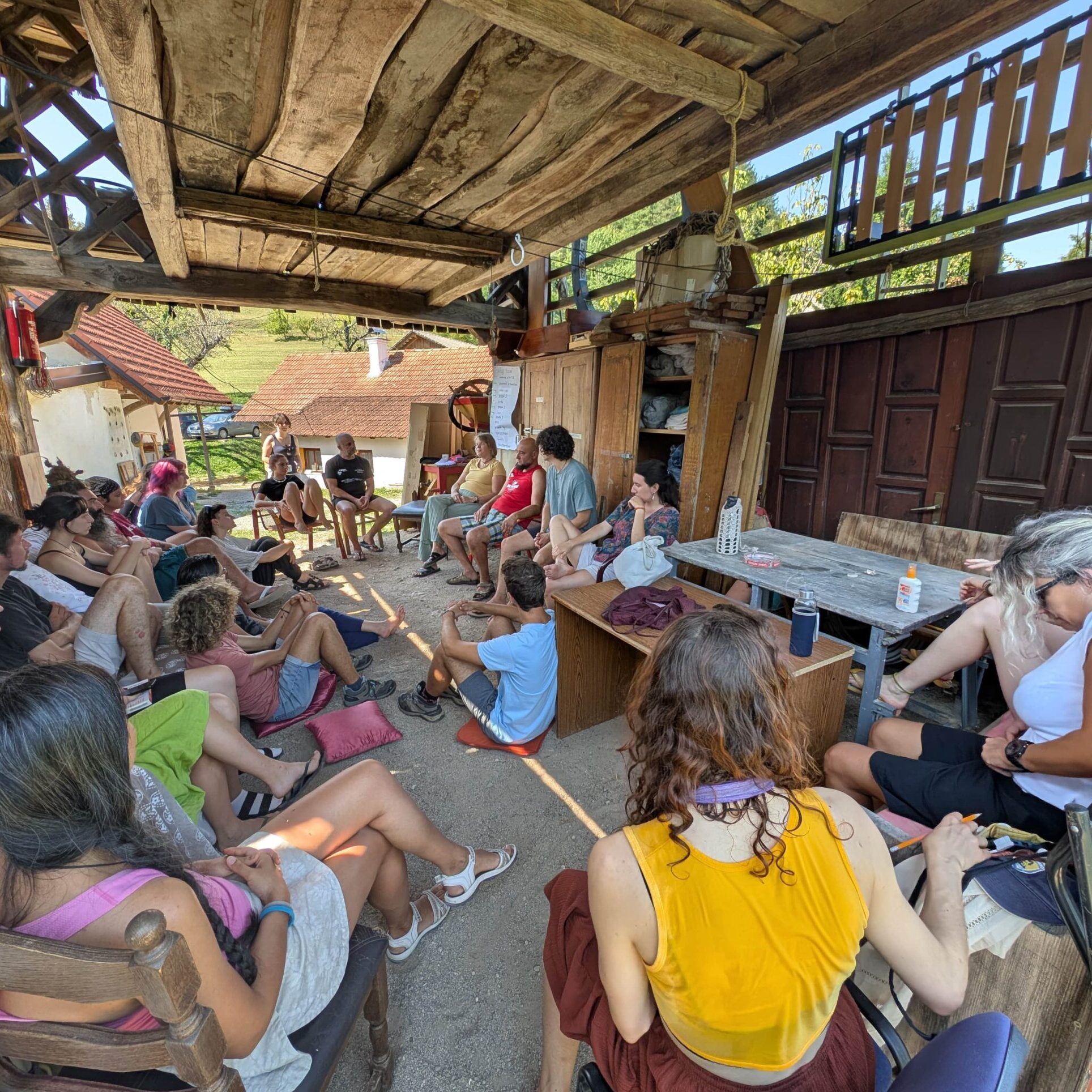 Erasmus+ training course - hiding under the shade of Kozolec