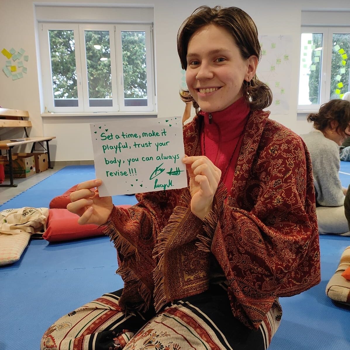 Smiles at the end of Dragon Dreaming Erasmus+ training course