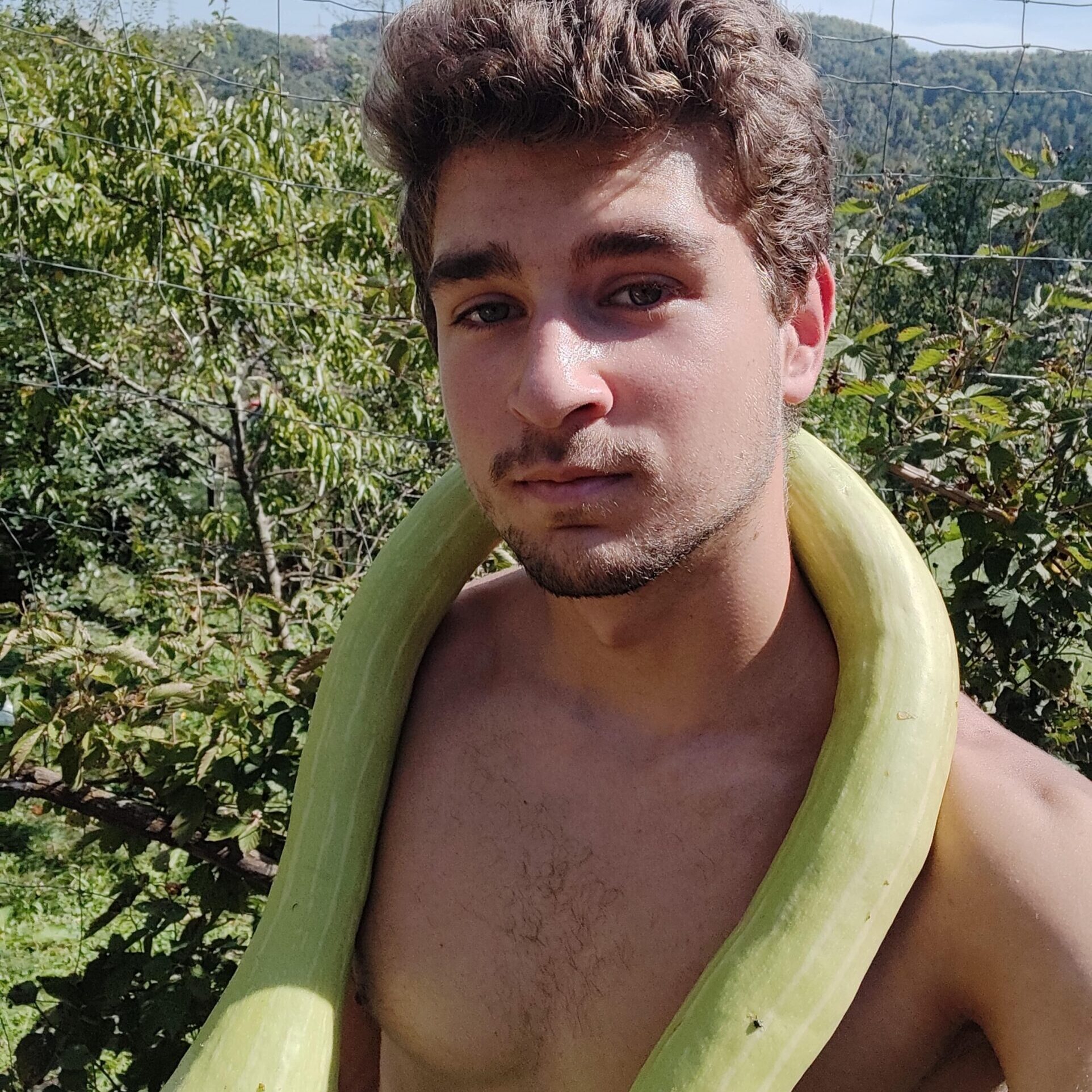 A must do at Veles - take a selfie with the trumpets